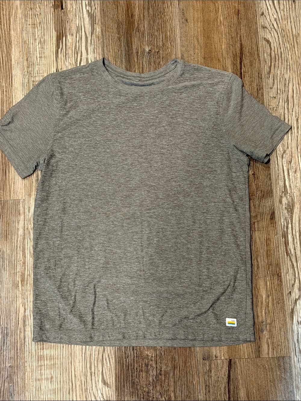 Vuori Heathered Gray Crewneck Short Sleeve Tee